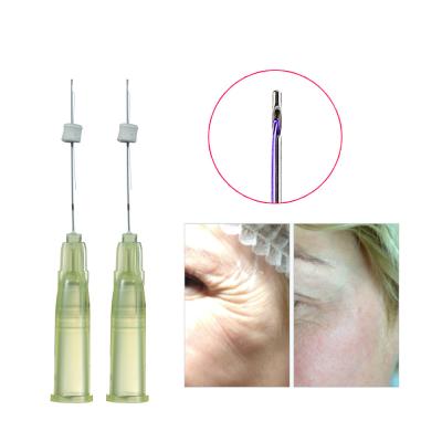 China Good PDO Removal Crow Feet Threads 30G Mono Filling Thread Pdo 25mm With Blunt for sale