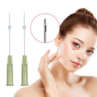 China Eye Bag Good W Choice Eye Lift Needle 30g 25mm Beauty Use Pcl Eye Thread For Eye Bag Remove for sale