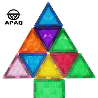 China APAQ OEM Wisdom Plastic Building Connector Plastic Creative Toys, Small Toys For Children, Building Blocks Christmas Plastic Magnetic Toy for sale