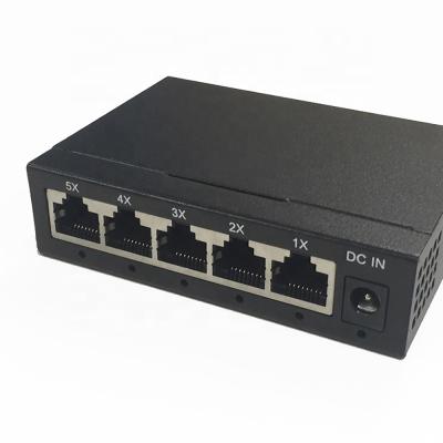 China Poe Switches 10/100/1000M Base-T Commercial Grade Gigabyte Switch 5 Port Switch Ethernet 11 for sale