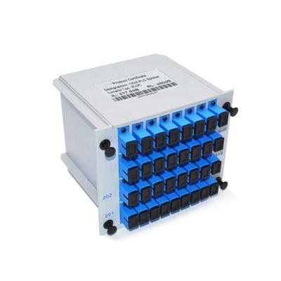 China FTTH SC/APC Insert Cassette PLC Splitter 1 x 32, 1M G657A1 OD 2.0mm or 3.0mm 1X32 for sale