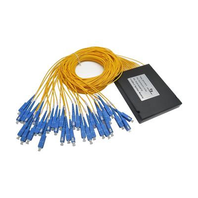 China FTTH 1X8 SC/APC ABS Box PLC Splitter, 1M G657A1, OD: 2.0 mm or 3.0 mm 1x8 ABS Box for sale