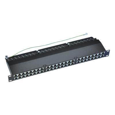 China China Supplier Best 1U STP Cat5e 48 Ports Patch Panel 19