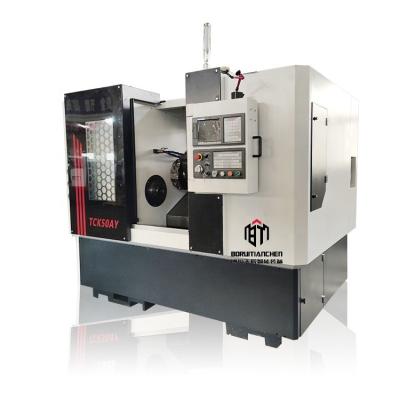 China TCK50AY machine for sale in China lathe machine multi purpose cnc slant bed lathe Te koop