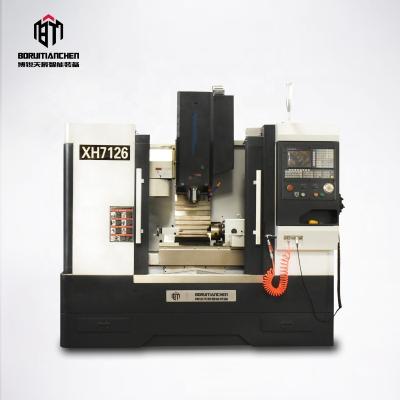 China mini Vertical 4 axis cnc milling machine center XH7126 small cnc milling machine for sale for sale