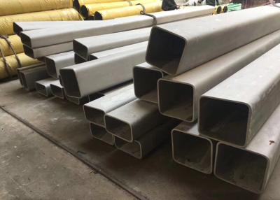 China Large Seamless 2 Inch Square Steel Tubing , Logo Printed SS Square Pipe for sale