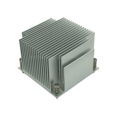 China 2U Server And UP Aluminum Led Heatsink Extrusion Extruded Heatsink Computer CPU Cooler 1155 for sale