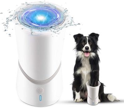 China Outdoor Automatic Washing Cup Pet Dog Cat Paw Electric Pet Paw Wash Smart Filling Cleaning Device for sale