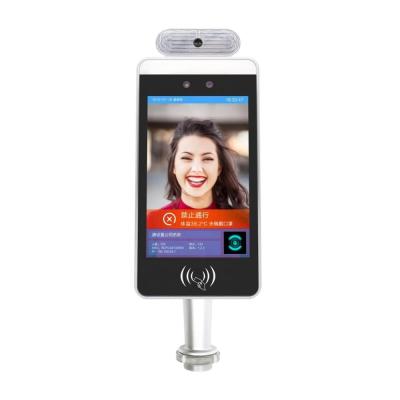 China Best Camera Integrated Selling 8 Inch Face Recognition Access Control Camera Device With Temperature for sale