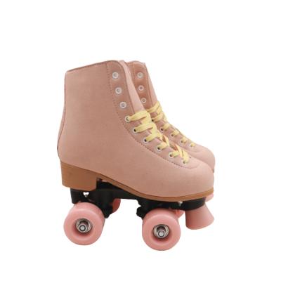 China China Offer Hot Sale Synthetic PVC Leather+velvet Adjustable Movable Roller Skates For Boys for sale