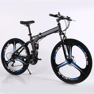 China Mountain Bike Steel 24 27 27.5 29 Inch Mountain Bike 27 Speed ​​Aluminum Alloy Adult Foldable Bicycles 24inch MTB Folding Bike With Bicicle for sale