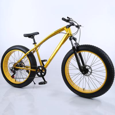 China Wholesale LUCHEN FACTORY 20 steel 7 21 26 inch snow bike 24 speed big snow tire bikes with 4.0 tire fat bike for sale