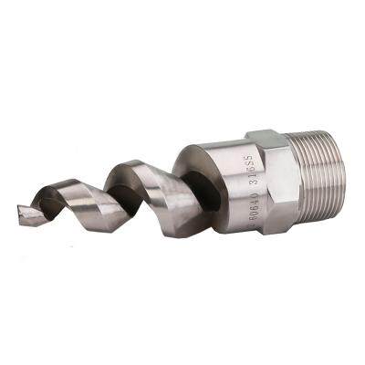 China Cooling Industrial 316 Stainless Steel Water Spraying Full Cone Spiral Jet Nozzle for sale