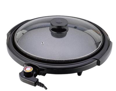 China Household Factory Round Non Stick Electric Large Stove With Lid for sale