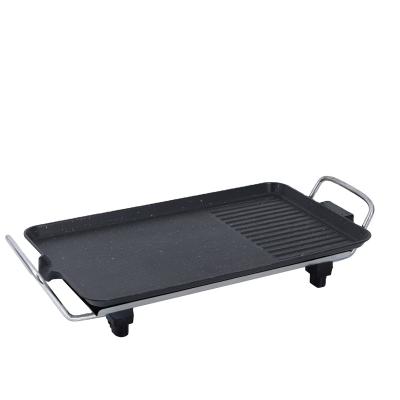 China Hotel Electric Flat Top Sus Barbecue Stove Korean Sizzling Dish With Hot Pot for sale