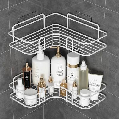 China Sustainable Wall Mounted Bathroom Shelf Bathroom Shower Caddy Kitchen Storage Bathroom Rack for sale