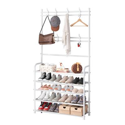 China Sustainable Multifunctional Shoe Hanger Hall Clothes Manager Storage Shoe Hanger for sale