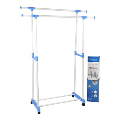 China Durable Rectangular Bipolar Warm Removable New Hanger Portable Clothes Rack for sale