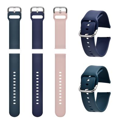 China 20 22mm Silicone Rubber Watch Straps Band With Quick Realease For Watches for sale