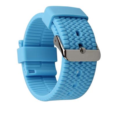 China Van de de Bandband van het elastisch Silicone de Rubberhorloge Grootte van de de Korreldouane met Gevarieerde Kleuren Te koop