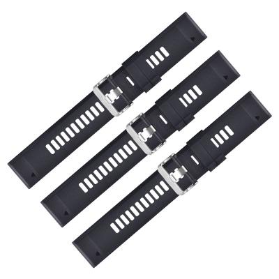 China Frauen-Männer tragen Breiten-Ersatz des TPU-Gummiuhrenarmband-Bügel-26mm zur Schau zu verkaufen