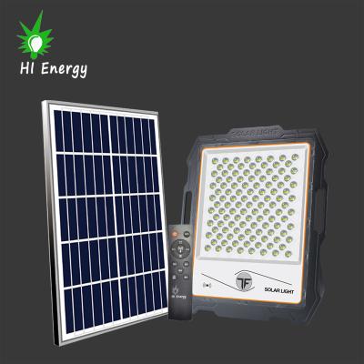 China Garden 500W 600W Solar Panel Powered Led Flood Light With Remote Controller for sale