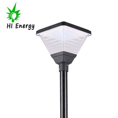 China 20W Solar Modern Garden Light Fixture Post Post Street Light Garden HiEnergy Outdoor Flag Pole Lights for sale