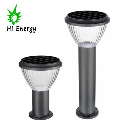 China Garden HiEnergy High Lumen Solar Powered Garden Pathway Lamp Solar Powered Pillar Light For Lawn 3w 5w 7w for sale