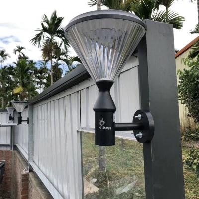 China Polycarbonate HiEnergy Solar Lamp Garden Aluminum Outside Outdoor Solar Waterproof Wall Lights Solar Lights for sale