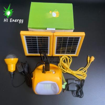 China Led bulb with on/off switch solar home system portable kit small systems solar energy kit with led light for sale