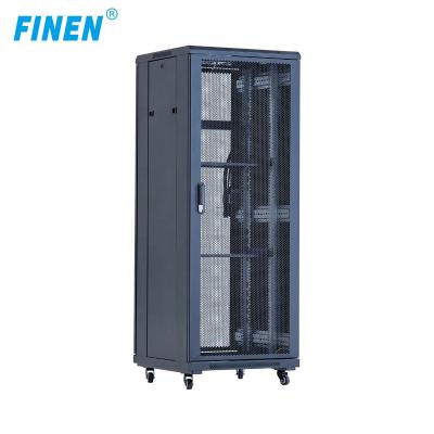 China SPCC metal mesh floor standing 42u 800x1000 server rack cabinet 19 inch rack en venta