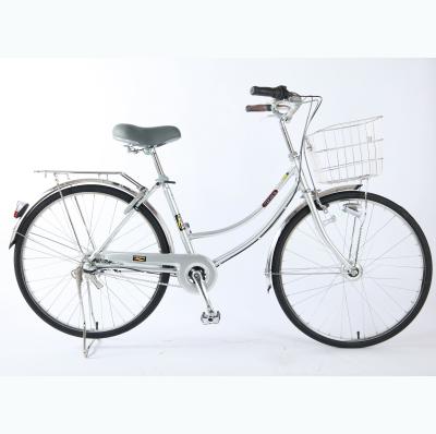 China Factory Fashional Stainless Steel Bicycle Stainless Steel SS City Bike For Women Lady Bike Good Quality OEM Women's City Bike for sale