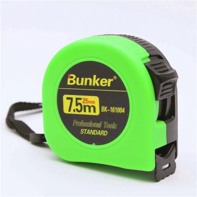 China Retractable Ruler 7.5M/25ft Tape Measure, Auto-lock Metric Steel Tape Measure for sale