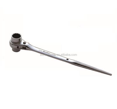 China ALLOY Scaffolding Ratchet Wrench Series Double Size Socket Ratchet For Construction for sale