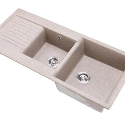 China Without Faucet JM105 Height-Capacity Quartz Stone Sink For Kitchen for sale