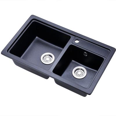 China Without Faucet JM201 Home Use Granite Kitchen Sink Wholesale for sale