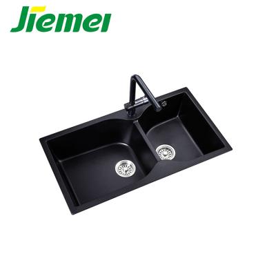 China Stoneless Single Bowl Faucet Marble Kitchen Sink Carving Farmhouse Sink for sale