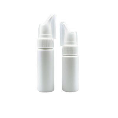 China 50ml 60ml HDPE Cosmetic Empty Mist Spray Nasal Spray Plastic Bottle for sale