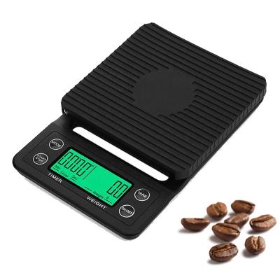 China With Tray China Wholesale Multifunctional Digital Kitchen Timer Coffee Scale Smart Electronic Shower Timer Scale for sale