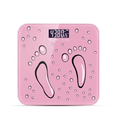 China PP+ Hot Sale 5mm Toughened Glass 180kg Smart Precision Precision Most Accurate Body Fat Bathroom Scale for sale