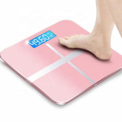 China 180kg Digital Bathroom Smart Body Fat Tempered Glass Scale Weight Scale Body AW-818 for sale