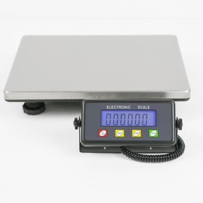 China Industrial Heavy Duty Digital Shipping Large Platform 200kg/660lb LCD Post Office Scale Bench Scale Mailbox With AC Adapter SF887 for sale