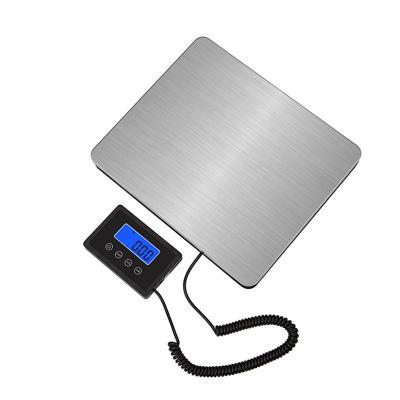 China LCD Display Stainless Steel Logistics Electronic Scale 300*255*40mm Large Scale High-precision Multi-Function Digital Postal Platform for sale