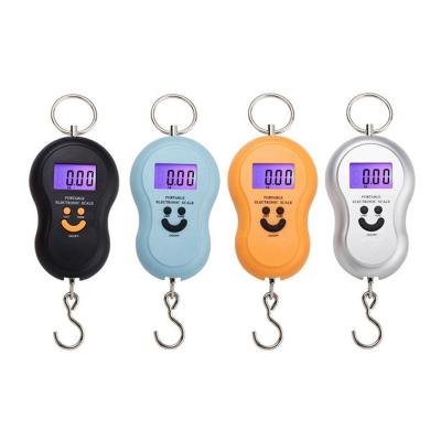 China Hot Sale 40kg10g Big Smile Digital Electronic Portable Travel Luggage Crane Scale /Luggage Scale NS-1 ABS Material Hot Strong for sale