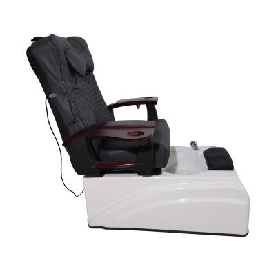 China Modern nail salon furniture spa pedicure chair with basin no pump jet pipeless pedicure chair for sale