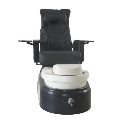 China Modern Nail Salon Furniture Pedicure Chair No Nail Plumbing Jet Salon System Spa Pedicure Pipeless Chair for sale