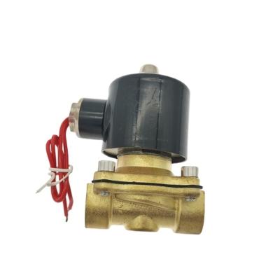 China Factory Wholesale Electric Control Water Solenoid Valve Normally Closed Brass Valve 2W160-15 for sale