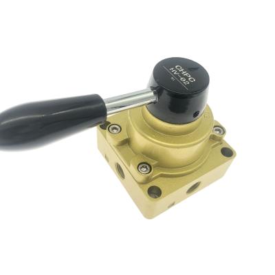 중국 Factory Made China 3 Position 4 Way Reversing Rotary Manual Valve Hand Control Switch HV-02 판매용