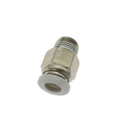 China High Quality PC Male Straight Quick Connecting Tube Fittings Hotels Air Hose Connector Fittings à venda