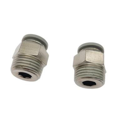 중국 Top Quality Widely Used Hotels Pneumatic Threaded-to-Tube Fitting Connector 판매용